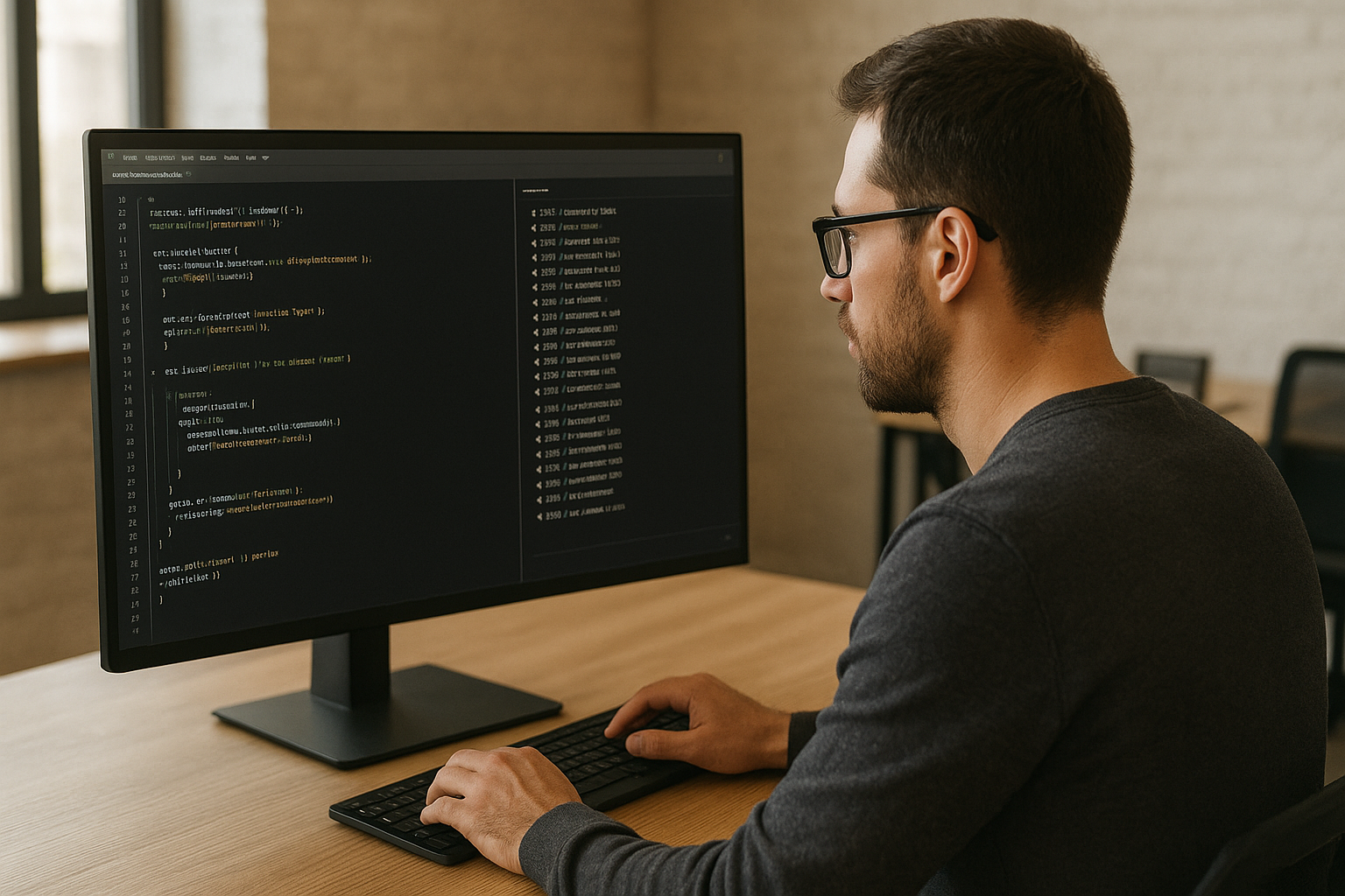 Image representing backend development (server, logic, data)
