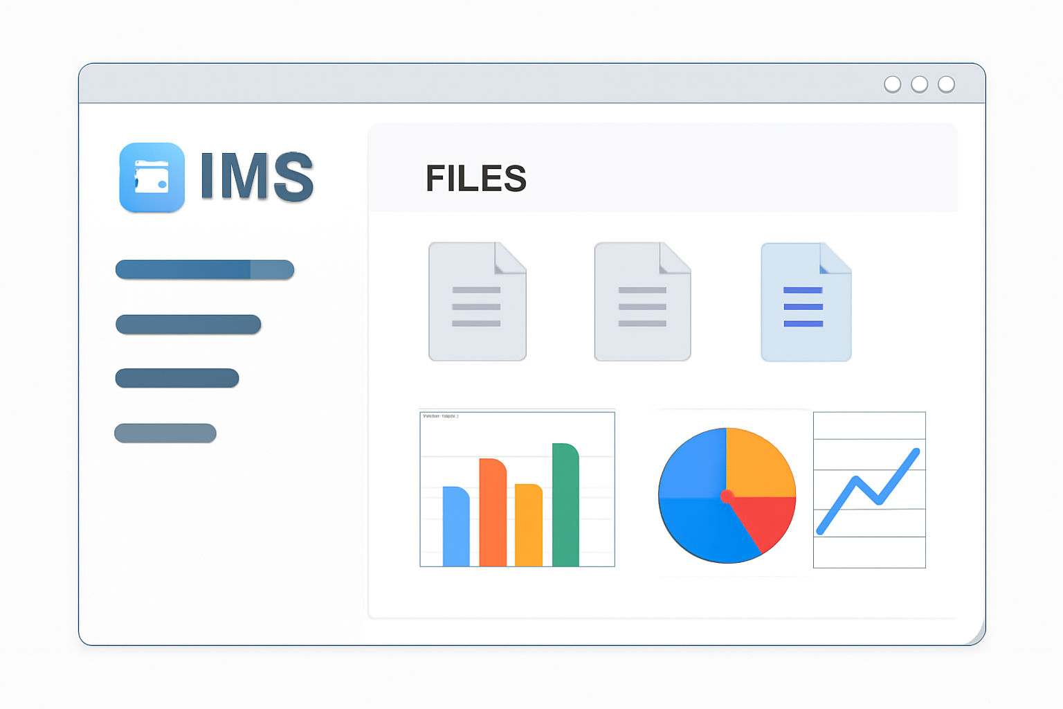 Image showing a list of tasks performed by an Information Management System.